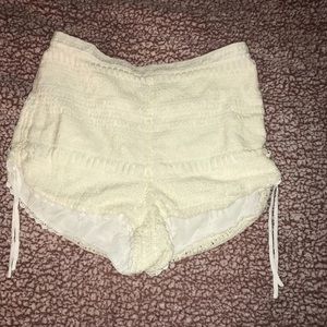 Kendall and Kylie lace high waist shorts